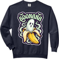 Funny Boonana Cute Ghost Banana Costume Spooky Pun Joke Comfort Colors Adult Sweatshirt