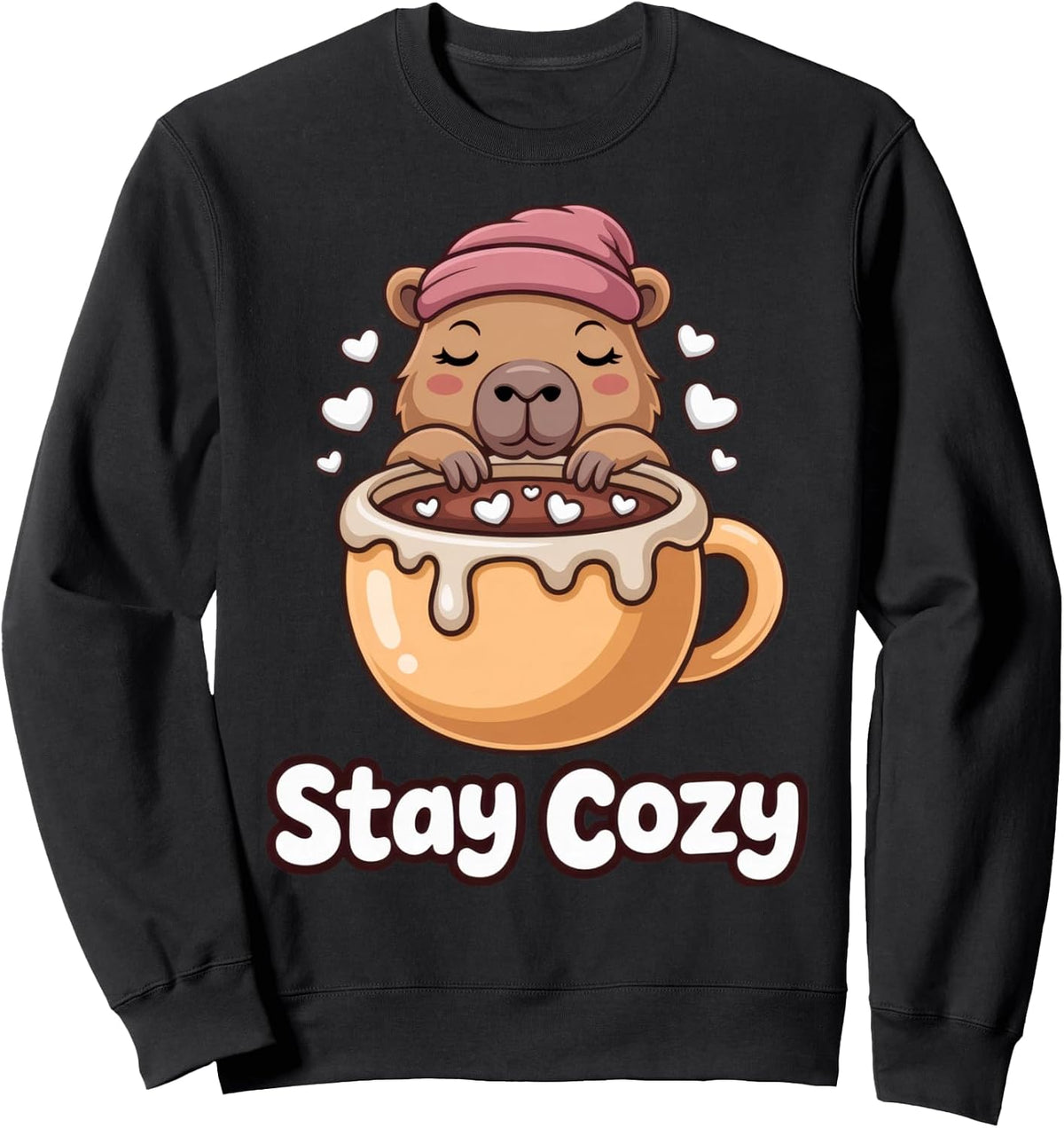 Stay Cozy for Coffee Lovers and Dreamers in Winter Chill Sweatshirt