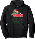 Old Farm Truck Loaded with Christmas Tree and Presents Pullover Hoodie