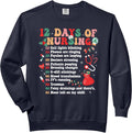 12 Days Of Nursing Nurse Merry Christmas Xmas.