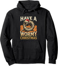 Have A Wormy Christmas Desert Worm Desert Planet Movie Pullover Hoodie