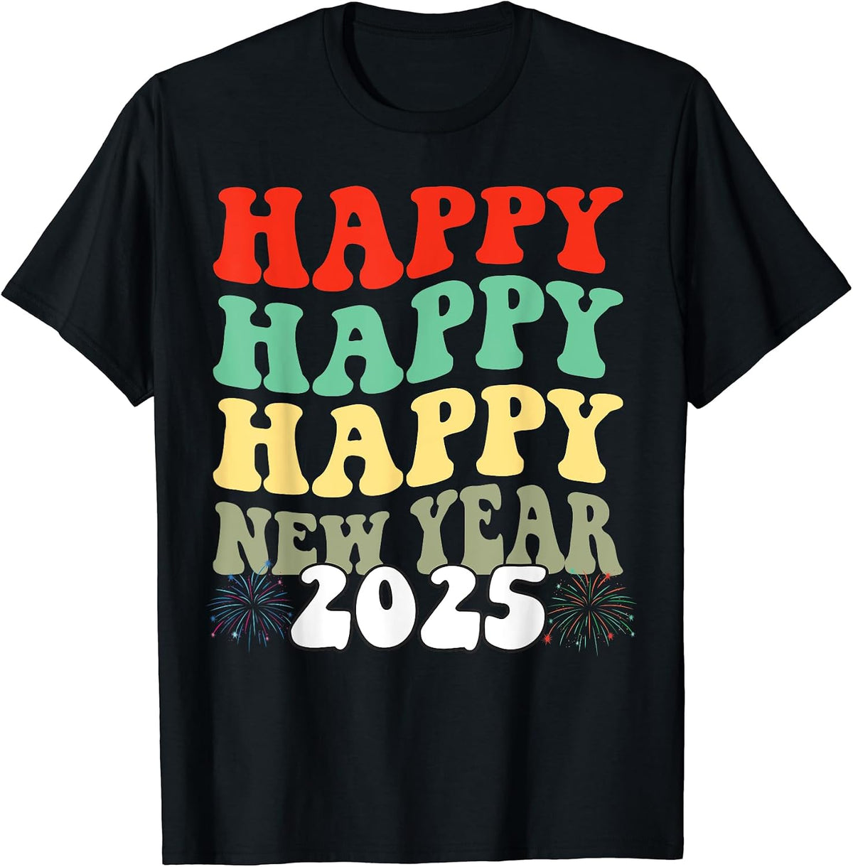Happy New Year 2025 Merry Christmas New Year's Eve