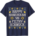 Funny Hanukkah Ugly Sweater Idea Tees Shirts