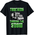 Truck Driver Xmas Trucker Merry Trucking Christmas Truck T-Shirt