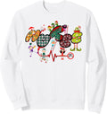 Happy Merry Holiday Christmas Nurse RN Sweatshirt