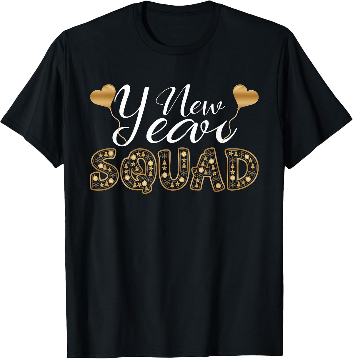 Happy New Year Squad Family Matching Men Women Kid