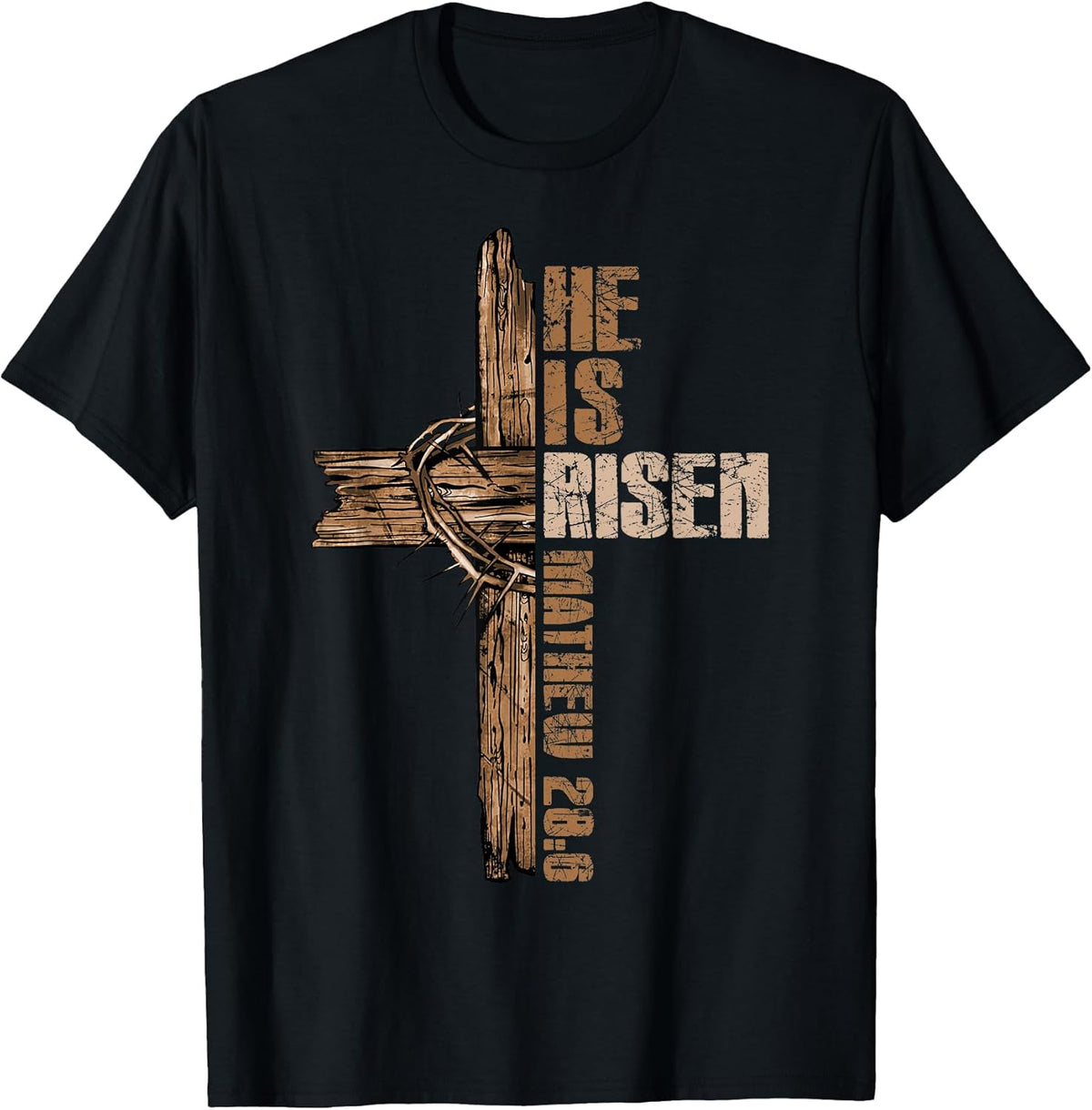 Easter Cross He Is Risen Jesus Christian Happy Easter Men Unisex