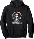Christmas Funny Santa Claus Retro X-Mas Vacation Motorcycle Pullover Hoodie