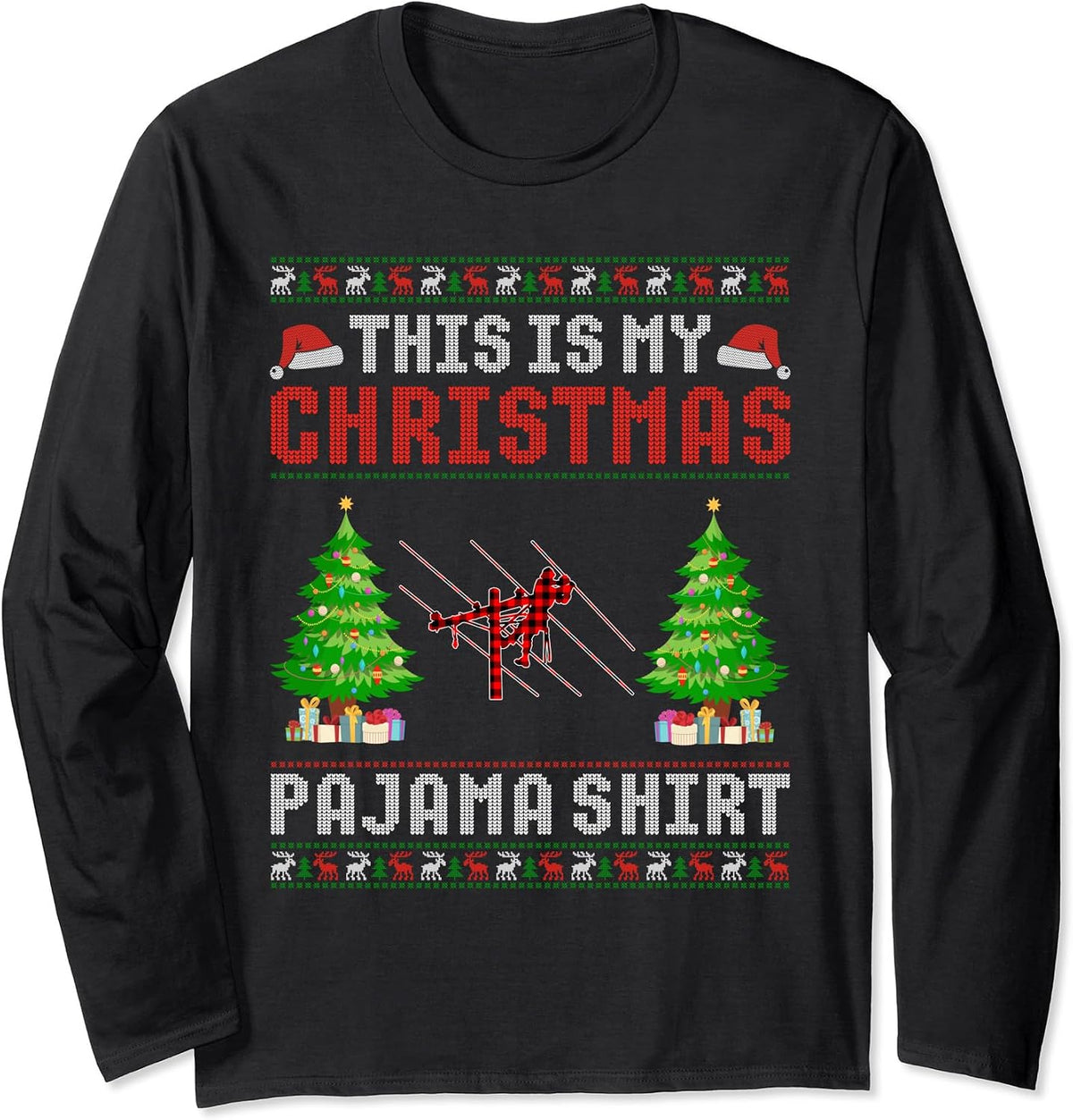 Xmas Holiday Funny Lineman Gifts Idea