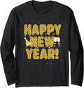 Happy New Year Matching Family Fireworks New Years Eve Party Long Sleeve T-Shirt