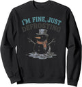 amazing christmas xmas winter time snowman Sweatshirt