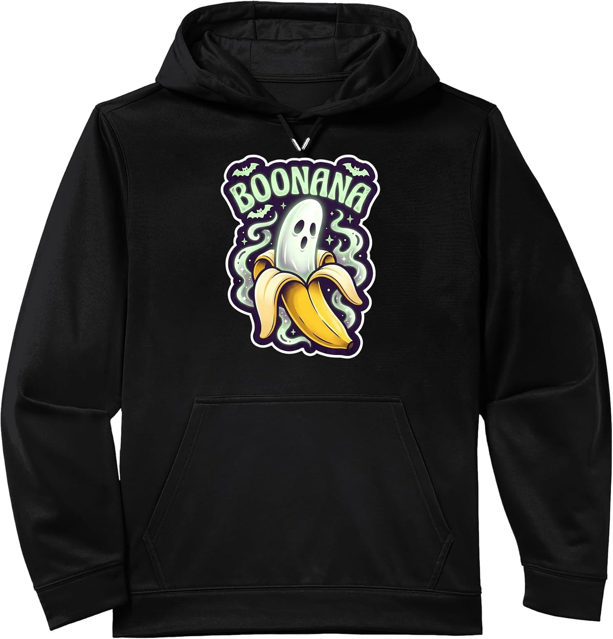 Funny Boonana Cute Ghost Banana Costume Spooky Pun Joke Performance Hoodie