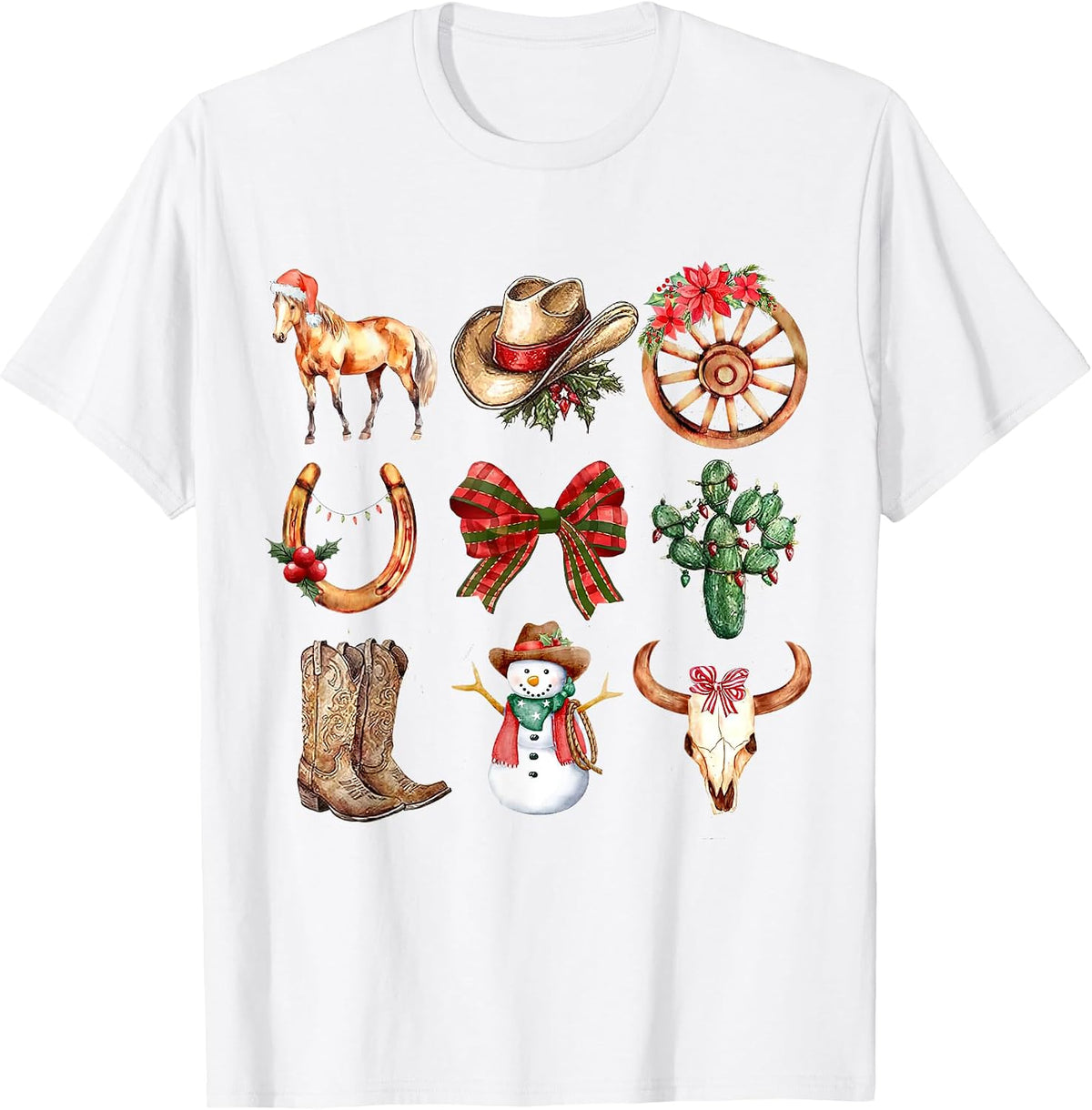 Cowgirl Xmas T-Shirt