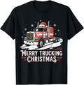 Merry Trucking Christmas Funny Trucker Christmas T-Shirt