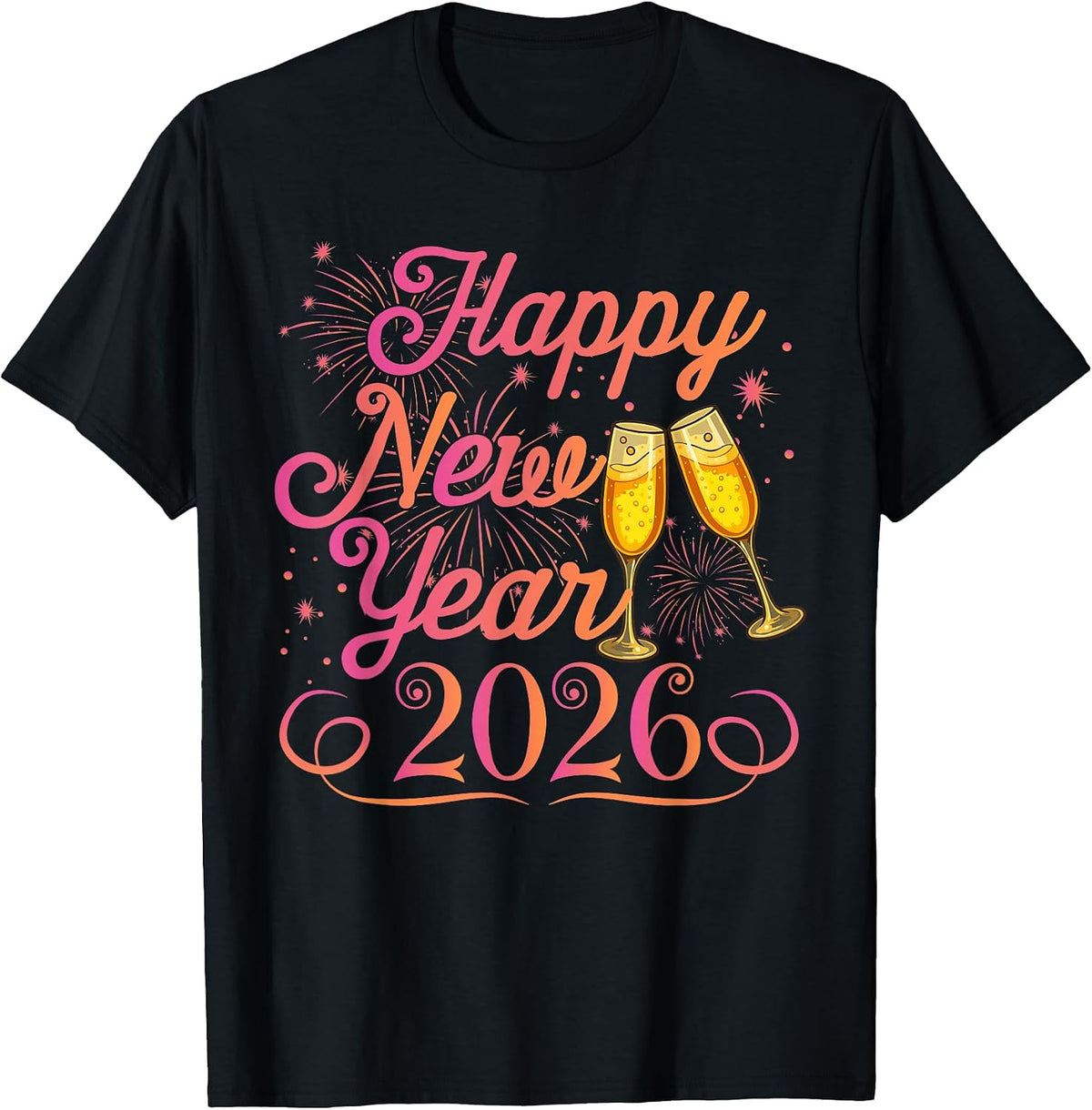 Happy New Year Funny Matching Family New Years Eve Party T-Shirt