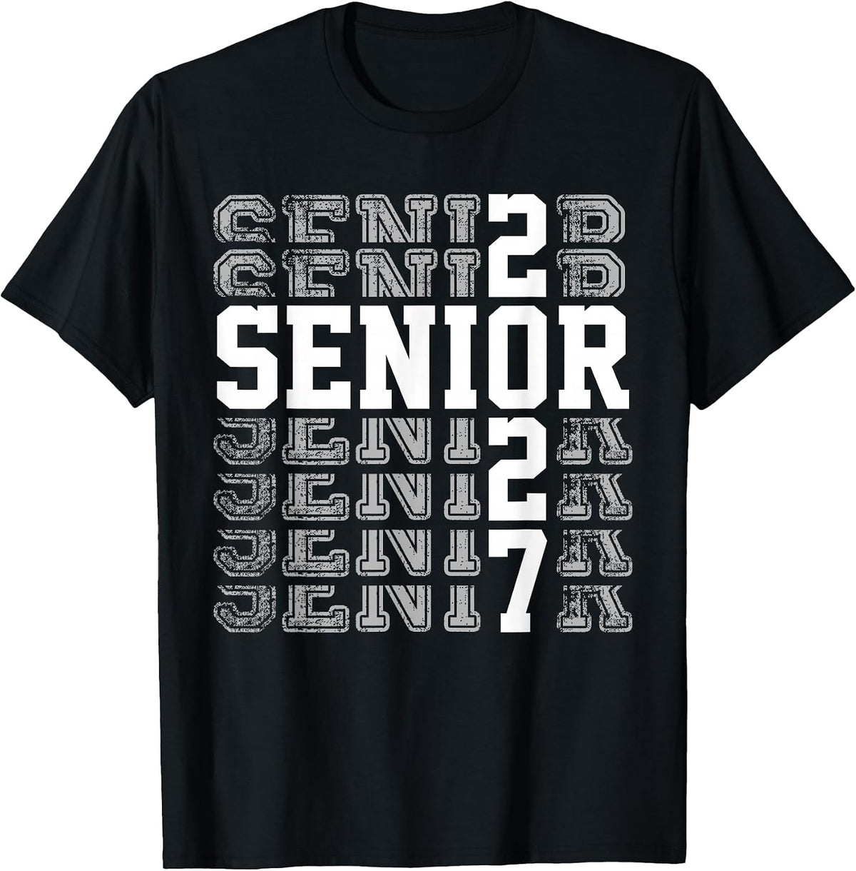 Senior 2027 Class of 2027 High School Graduation Gift T-Shirt
