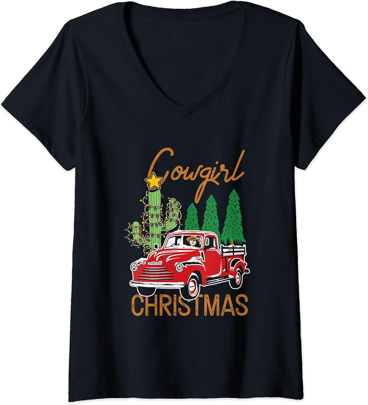 Western Cowgirl Christmas Merry Xmas