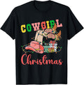 Cowgirl Christmas Western Cowgirl Boots Rodeo Tees