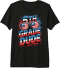 Patriotic 5th Grade Dude Cool Teacher Happy Future Heroes Premium Tri-Blend T-Shirt
