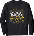 Happy New Year Party 2026 Ballon Family Matching Countdown Long Sleeve T-Shirt