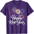 Happy New Year 2026 Fireworks New Year's Eve Party Countdown T-Shirt