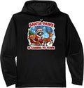 Santa Paws Is Coming To Town Christmas Racoon Lover Holiday Performance Hoodie