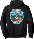 Winter Wonderland Vibes Christmas Holiday Fastive Santa Xmas Pullover Hoodie