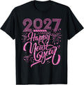 Happy New Year 2027 Loading New Years Eve Fireworks Party T-Shirt