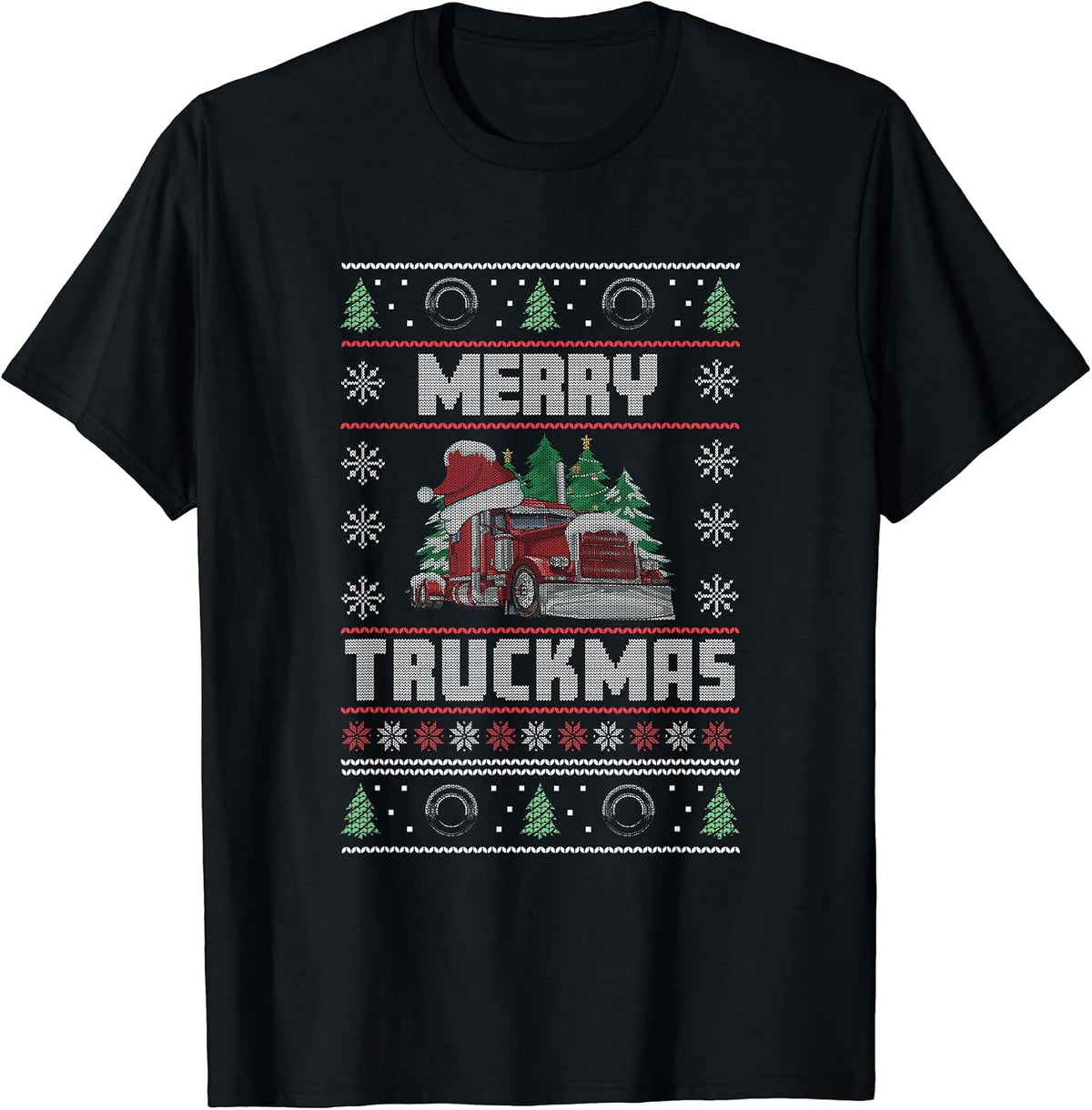 Funny Trucking Lover Santa Claus Trucker Gift