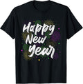 Happy New Year Matching Family New Year Party Fireworks T-Shirt