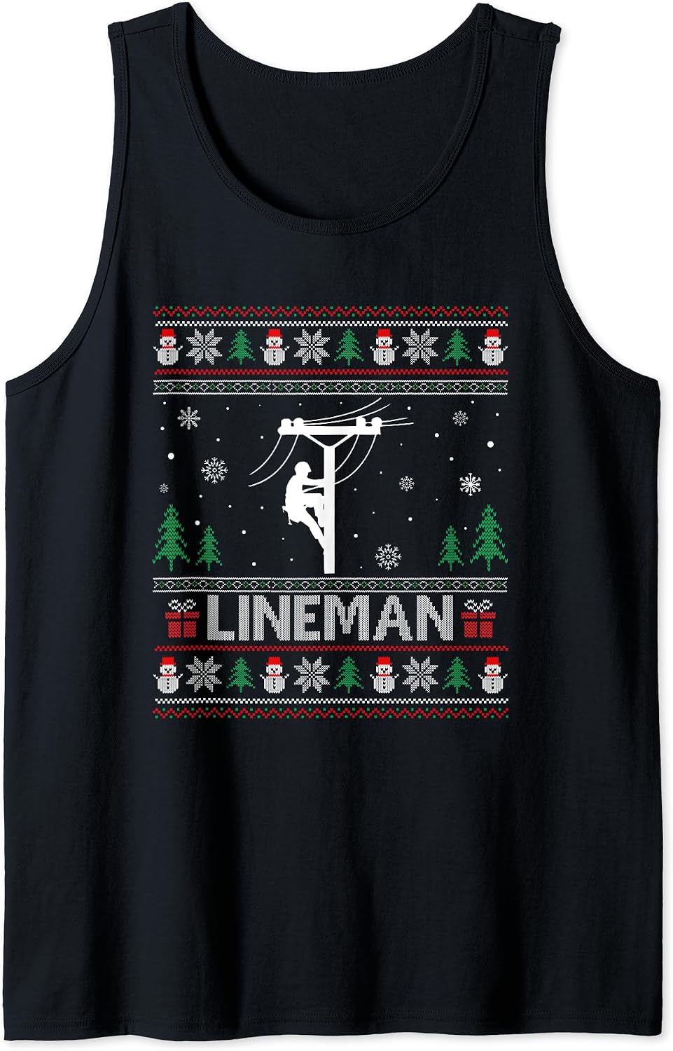 Lineman Ugly Sweater Christmas Party Gifts