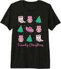 Howdy Western Christmas Coquette Cowgirl Country Xmas Premium Tri-blend T-Shirt