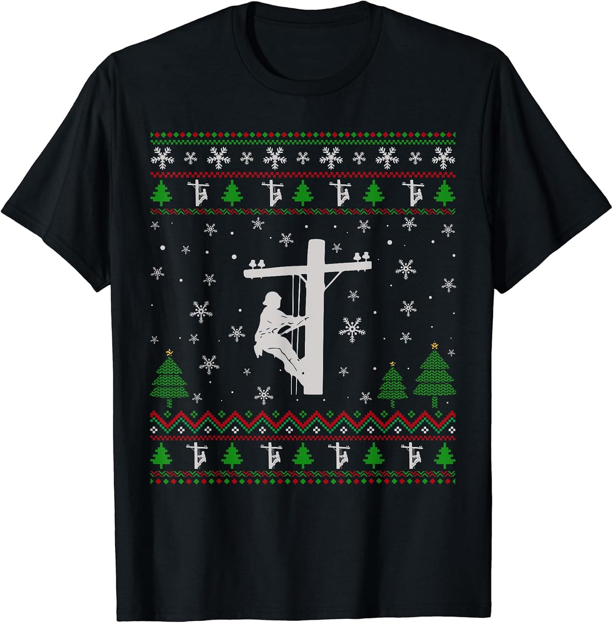 Lineman Design Ugly Christmas Outfit