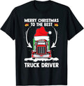 Trucking Lover Ugly Christmas Santa Truck Gift