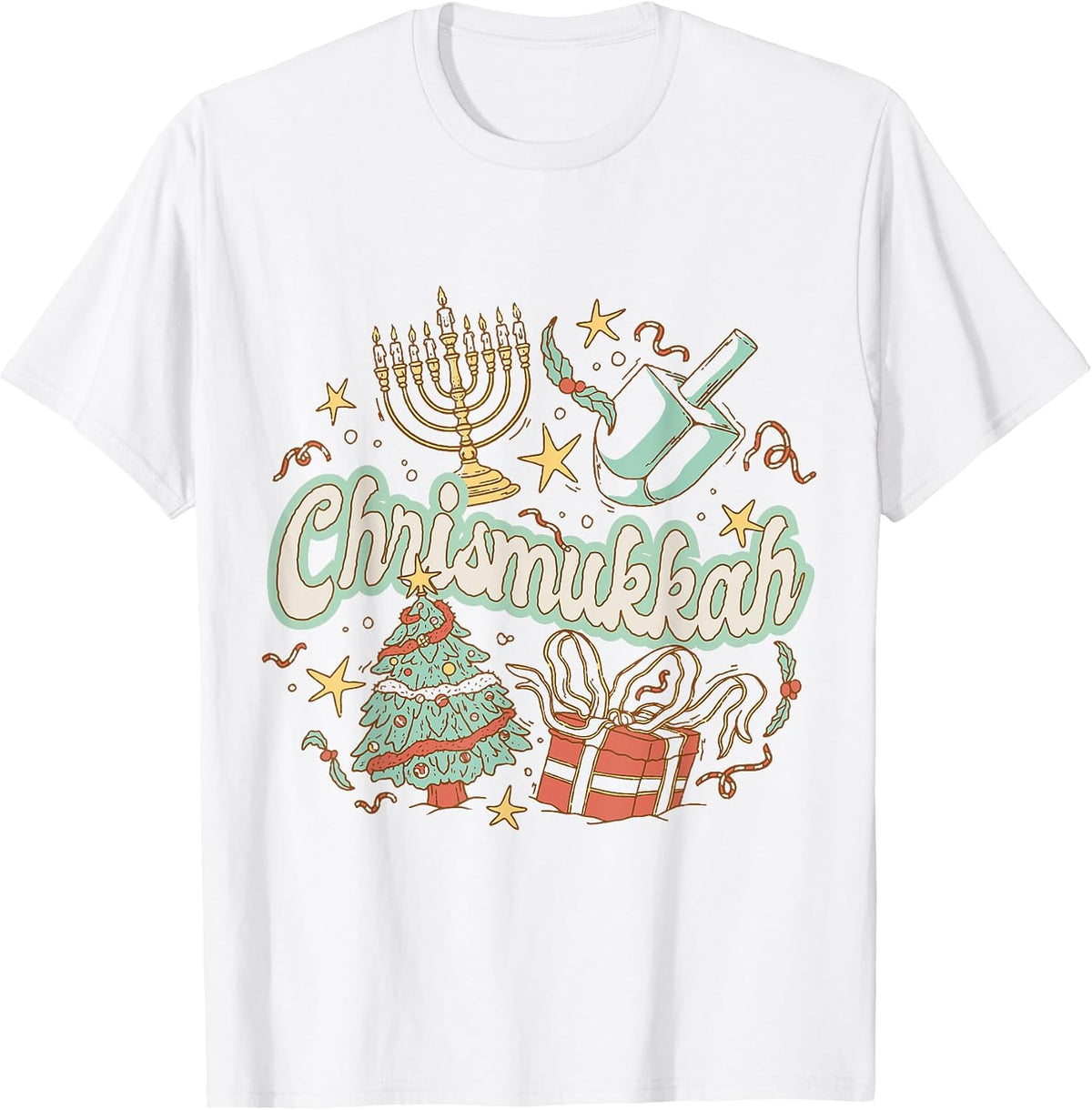 Merry Chrismukkah Funny Hanukkah Christmas T-Shirt