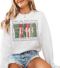 Winter Vibes Sweatshirt for Women | Cozy Seasonal Pullover with Festive Letter Design | Cute Cold Weather Sweater