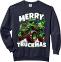 Merry Truckmas Truck Kids & Boys Christmas Comfort Colors Adult Sweatshirt