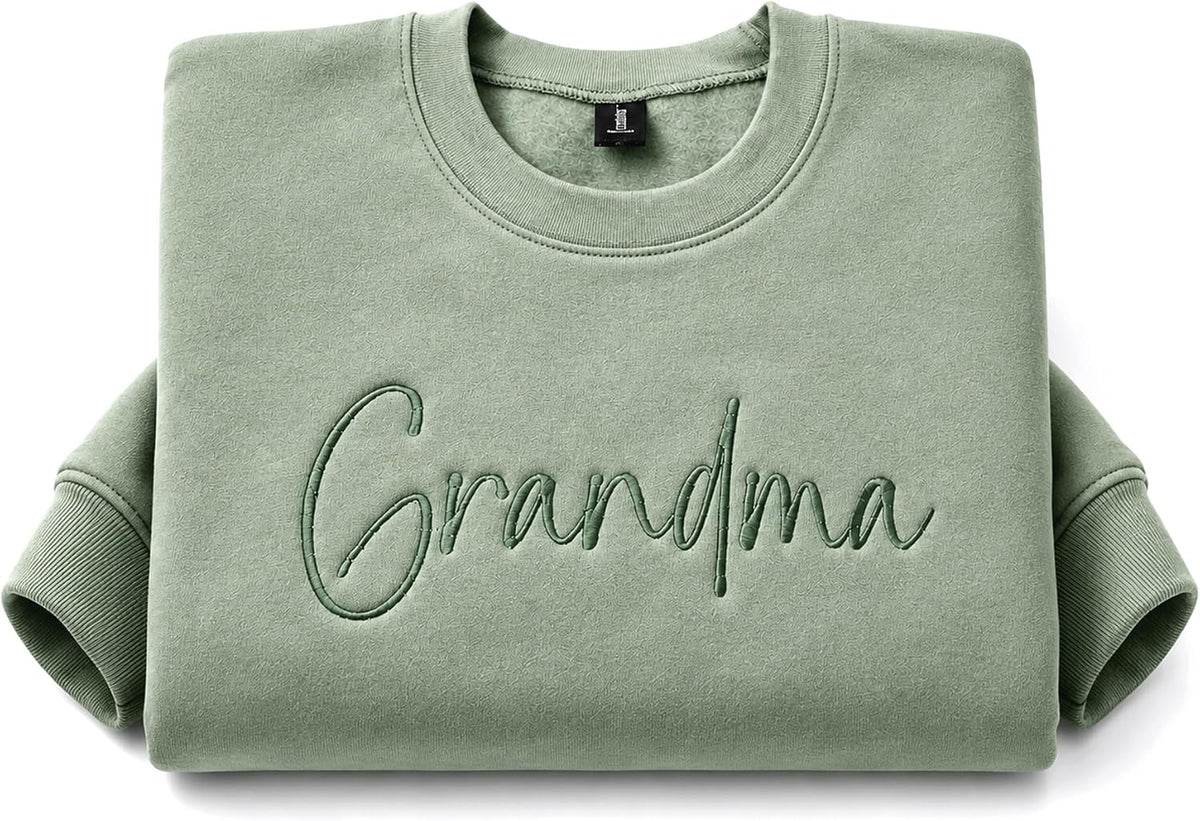 Embroidered Grandma Sweatshirt