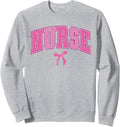 Cute Girly Coquette Nurse Pink Bow Future Nurse