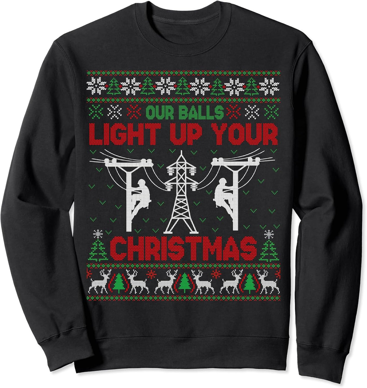 Funny Lineman Christmas Shirts