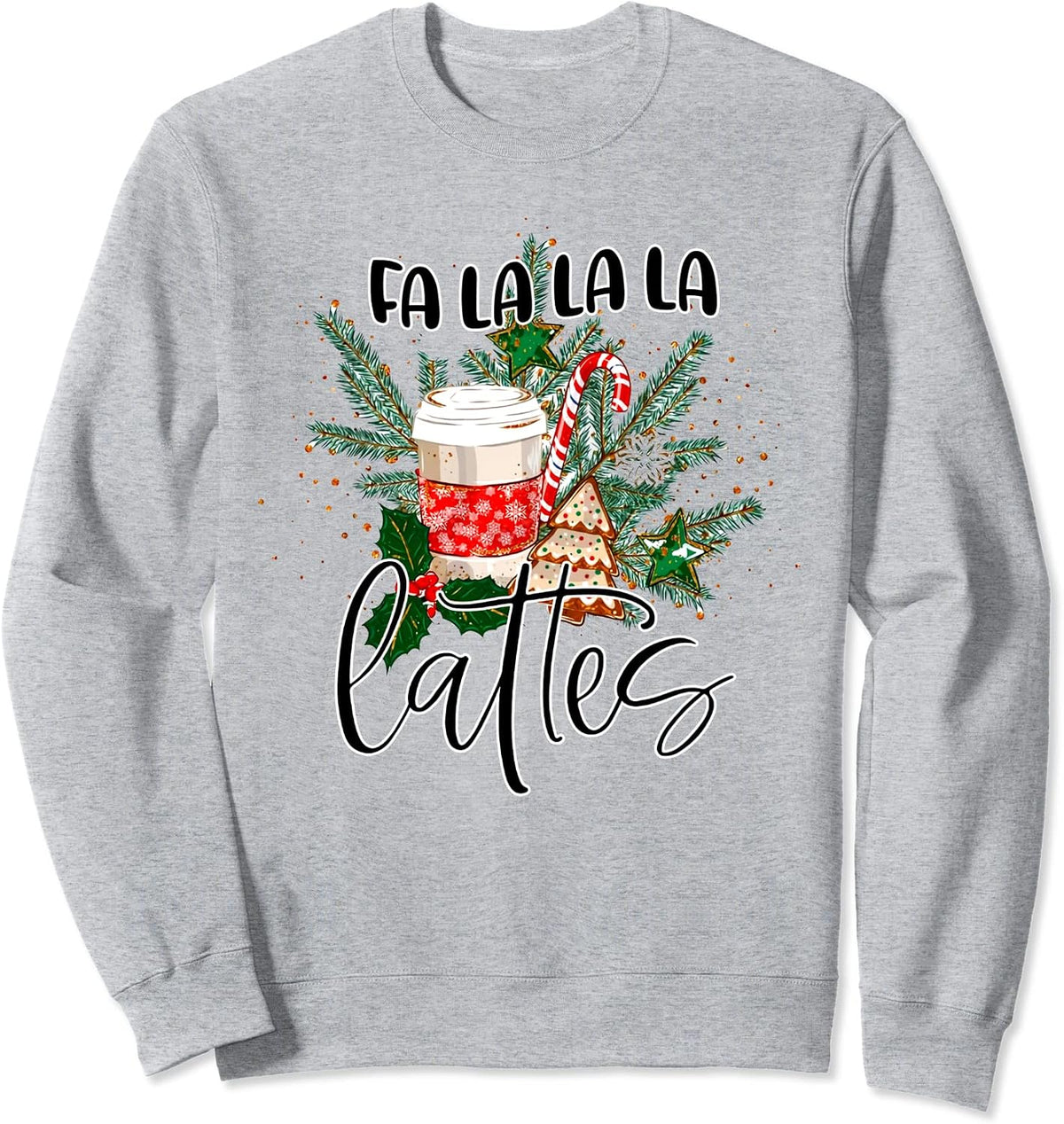 Fa La La La Lattes Christmas Coffee Lover Winter