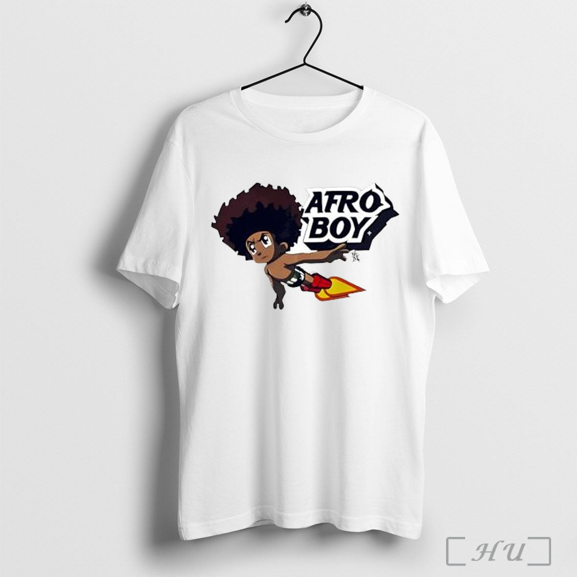 Afro Boy Cartoon T Shirt Unisex