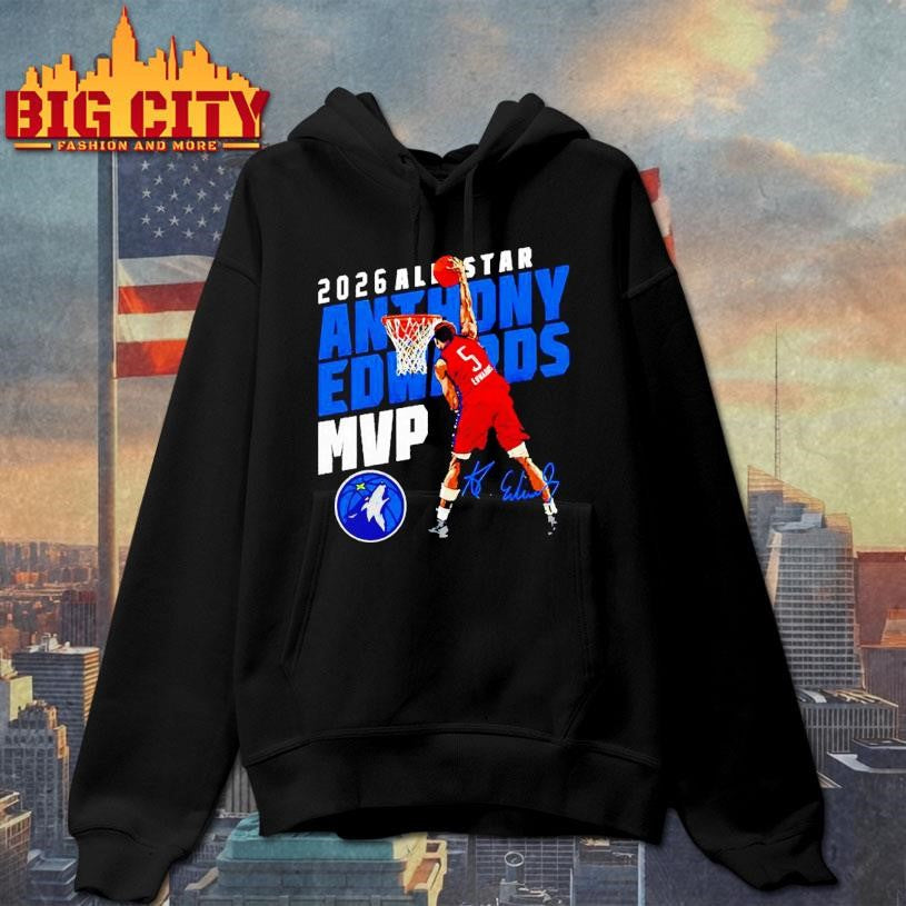 Anthony Edwards Minnesota Timberwolves 2026 All-Star MVP signature Shirt Unisex
