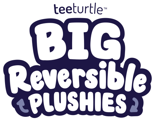 TeeTurtle Big Reversible Octopus Plushie (Purple + Blue) Unisex
