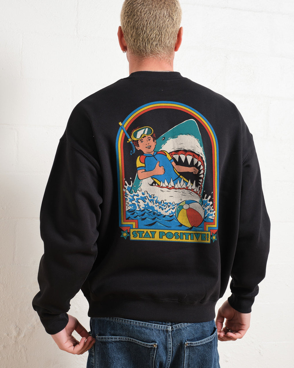 Stay Positive Front and Back Unisex