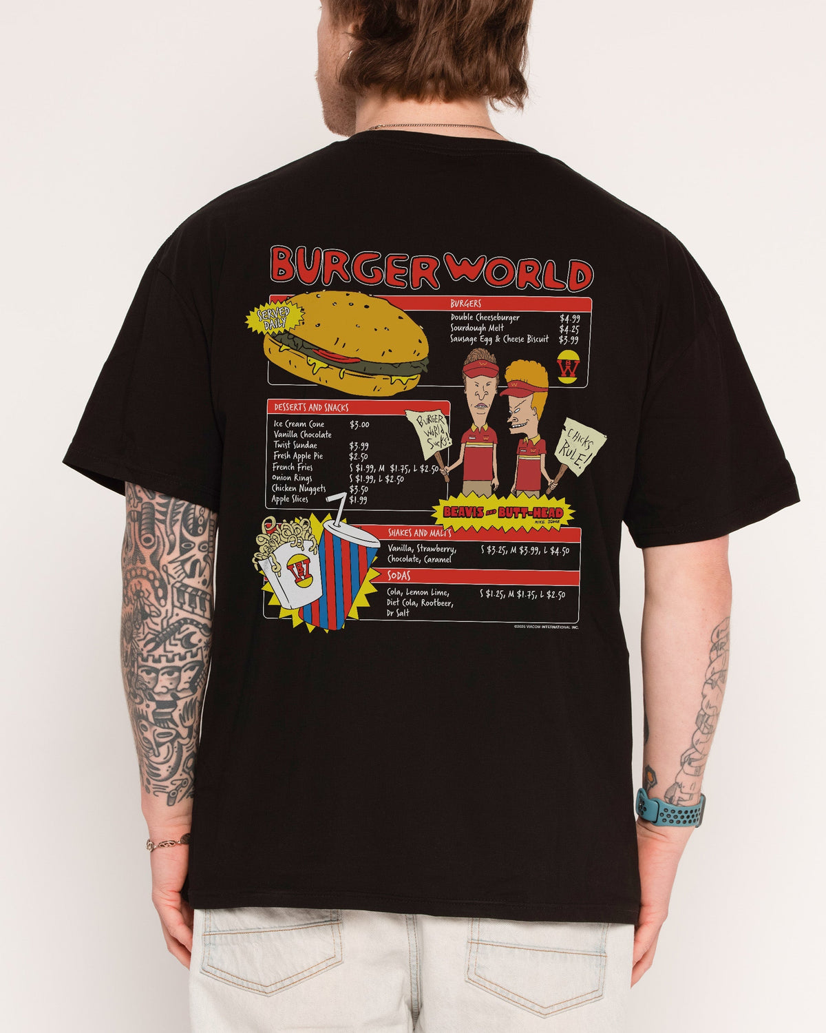 Burger World Oversized Tee Unisex