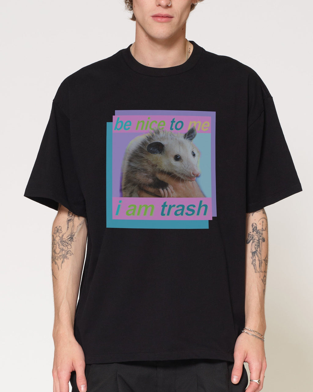 Be Nice to Me Oversized Tee Unisex