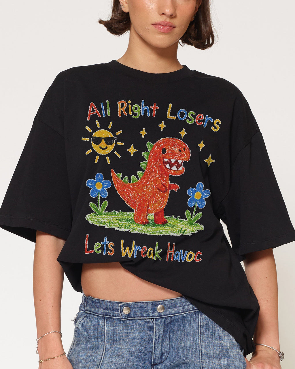 Lets Wreak Havoc Oversized Tee Unisex