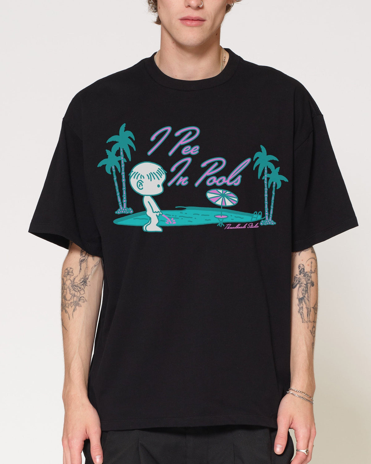 I Pee In Pools Oversized Tee Unisex