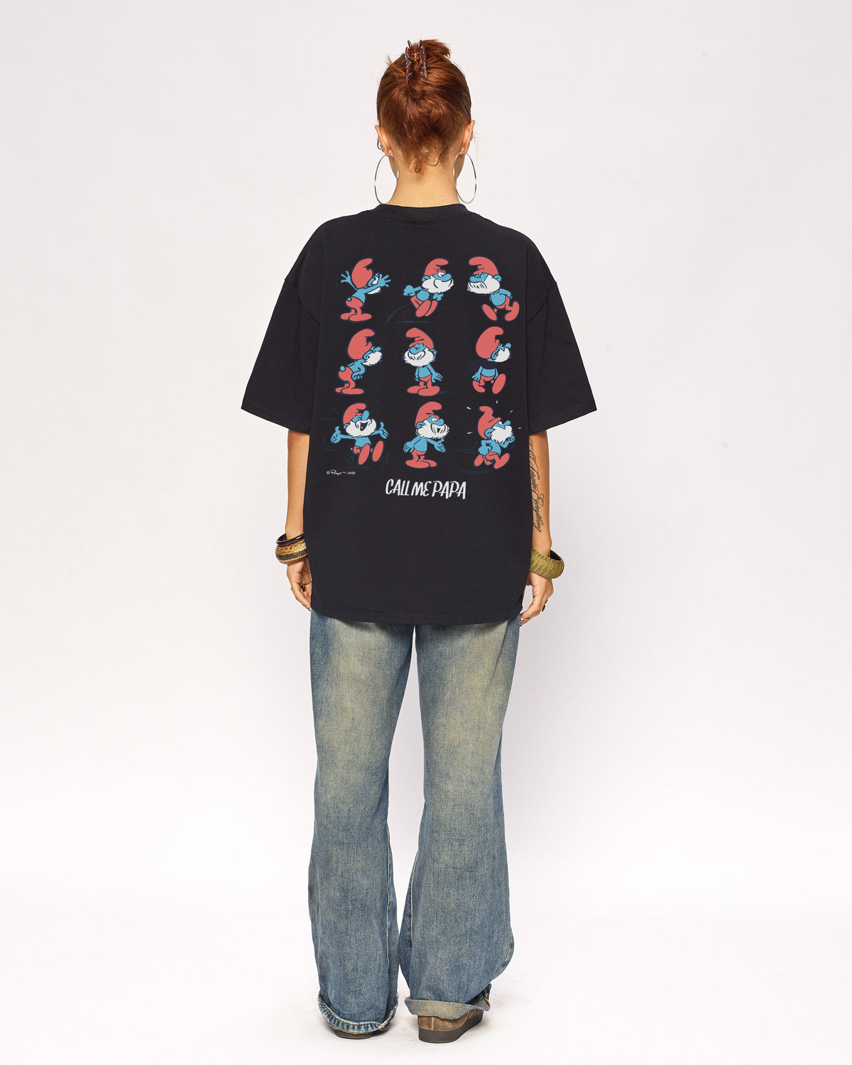 Call Me Papa Oversized Tee Unisex